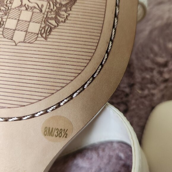 Vincent Camuto Sasienda Ivory Sandals 38.5 8W new - Picture 3 of 6